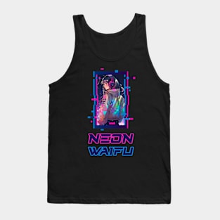 Cyber Futuristic Girl - Anime Shirt Tank Top